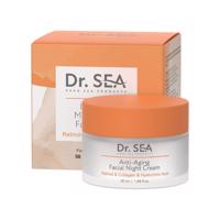 Anti-aging éjszakai arckrém retinollal, kollagénnel és hialuronsavval - 50ml - Dr. Sea