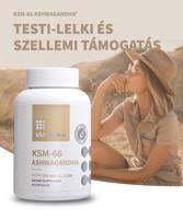 Ashwagandha® KSM66 kapszula glicinnel 60 db – RÖVID LEJÁRATÚ termék