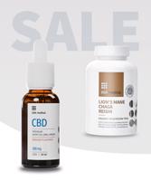 CBD Olaj 500 mg + Gomba-trió kapszula