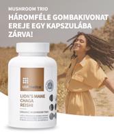 Gomba-trió kapszula &#8211; Reishi, Chaga és Lion&#8217;s Mane  60 db