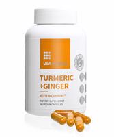 Kurkuma kapszula gyömbérrel  és BioPerine® feketeborssal  TURMERIC+GINGER – 60 db