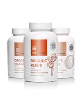 ORGANIC CHAGA, LION’S MANE ÉS REISHI gomba kivonat kapszula TRIOPACK